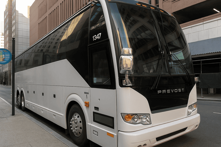 a Franklin Minibus Company coach bus