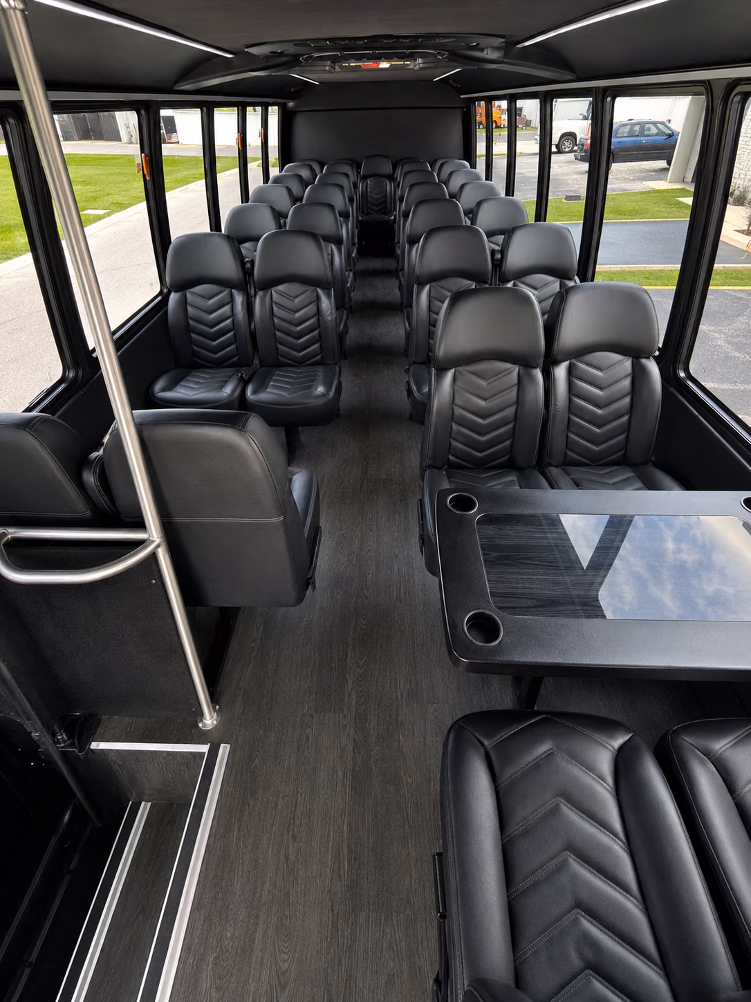 franklin 20 passenger minibus interior