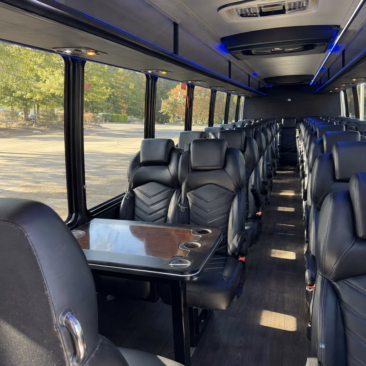 franklin 30 passenger minibus interior