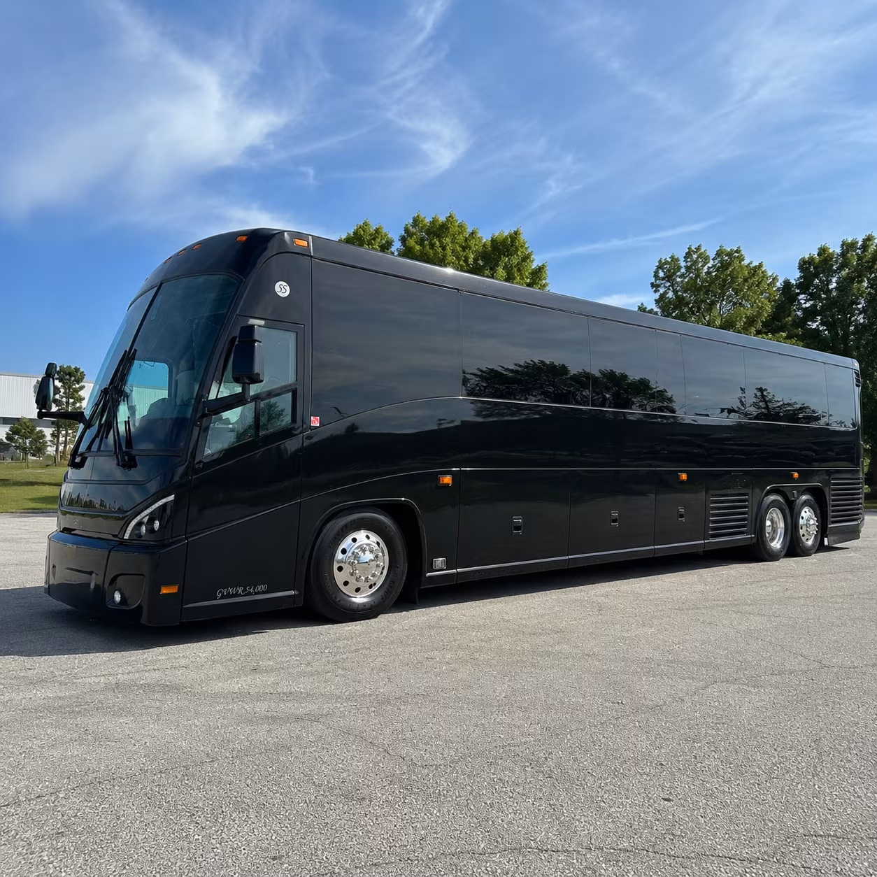 franklin 47 passenger charter bus