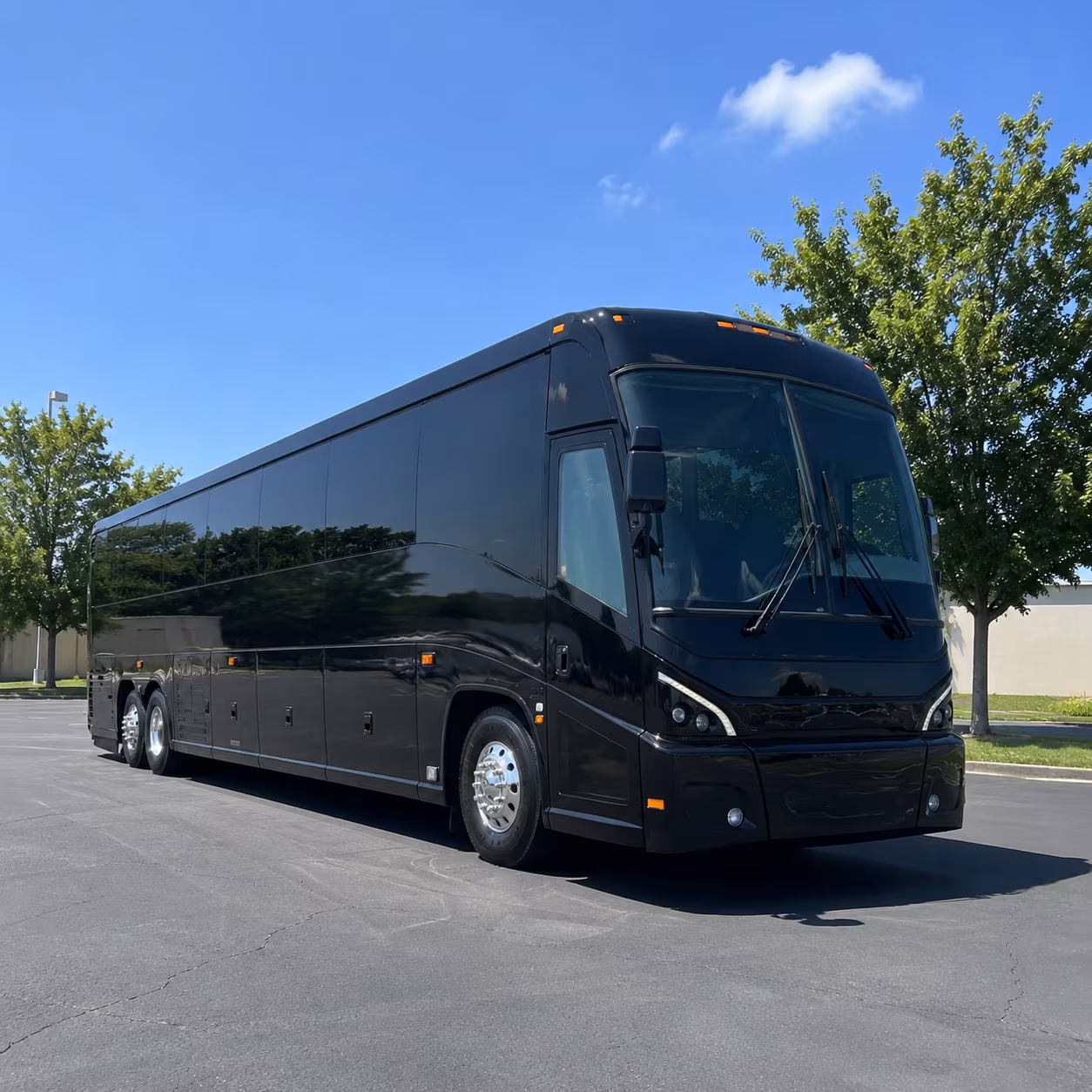 franklin 56 passenger charter bus