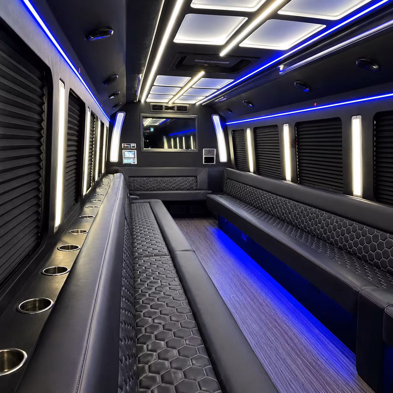franklin party bus inside