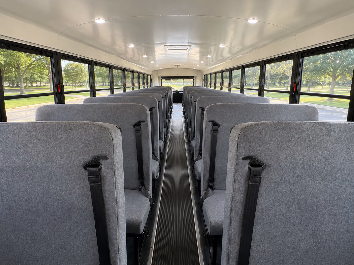 franklin school bus inside