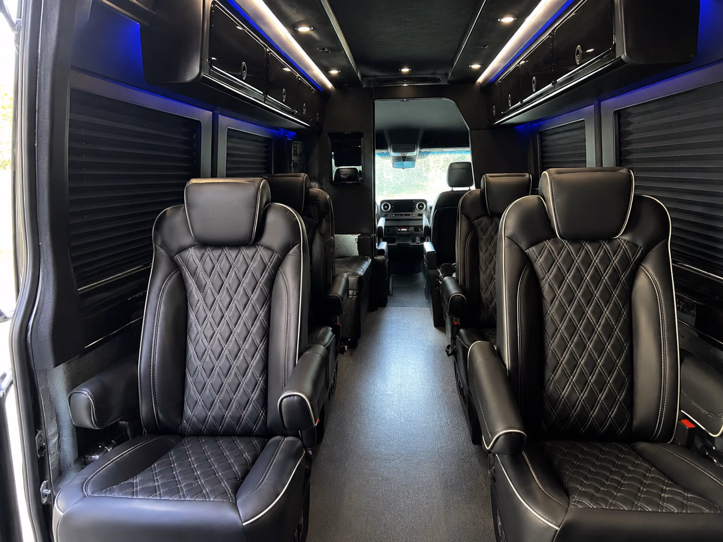 franklin sprinter van with driver inside